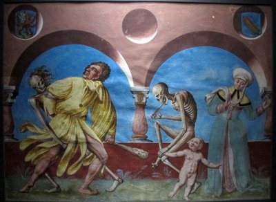 Copy of the Lost Danse Macabre by M. Manuel from the Dominican Cemetery of Bern (1512-20) by Albrecht Kauw